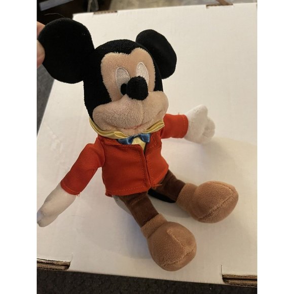 Disney Mickey Mouse Bob Cratchit Plush Christmas Carol B18 - Picture 3 of 3